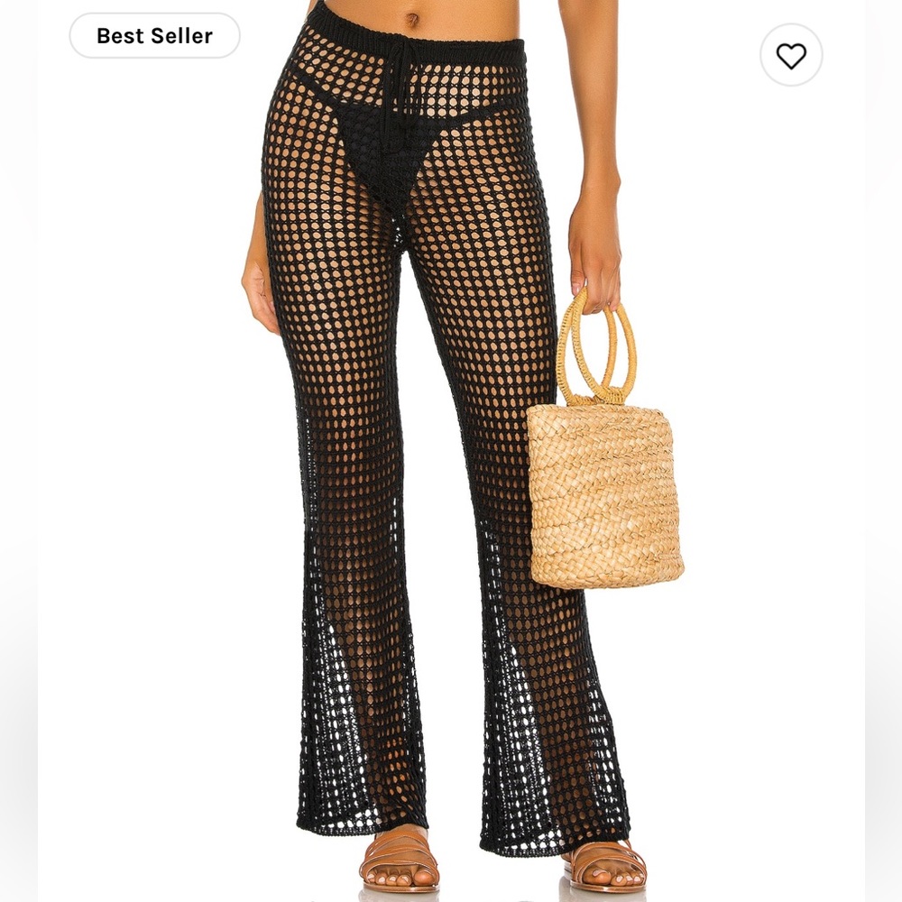 Superdown Elektra crochet beach pant XS